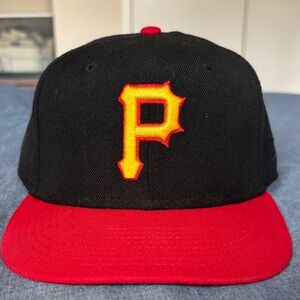 New Era Pittsburgh Pirates Throwback Fitted Cap 7 3/8